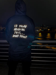 IYRTDS Black 3M Reflective Hoodie