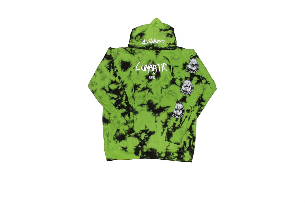 *Limited* Green 3M Reflective Tie-Dye Hoodie