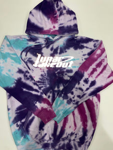 LUNAR TAKEOUT TIEDYE 3M REFLECTIVE LOGO HOODIE.