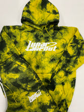 Load image into Gallery viewer, LUNAR TAKEOUT PUFF LOGO TIE-DYE SET “BLK/YELLOW” [5/5]