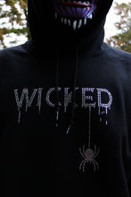 Load image into Gallery viewer, WICKED RHINESTONE HOODIE