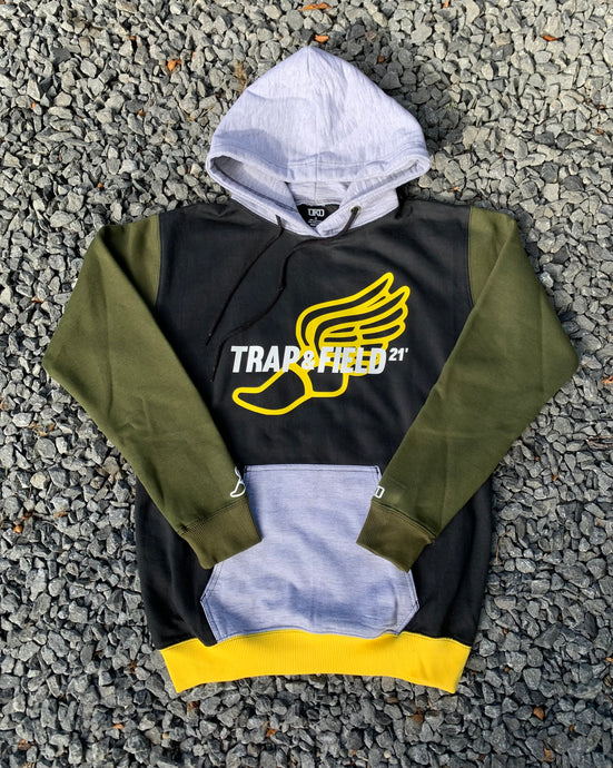 TRAP & FIELD 21’  MIX MATCH CUT & SEW HOODIE