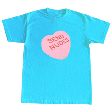 Load image into Gallery viewer, Sky Blue &quot;Send Nudes&quot; T-Shirt