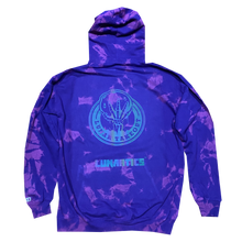 Load image into Gallery viewer, LTKO REFLCTIVE LOGO &quot;PURPLE TIE-DYE&quot; HOODIE